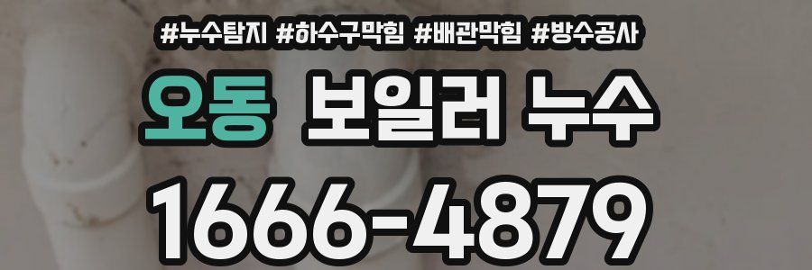 오동 보일러 누수