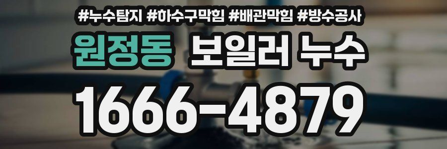 원정동 보일러 누수