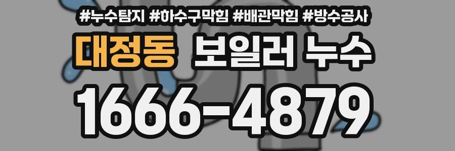 대정동 보일러 누수