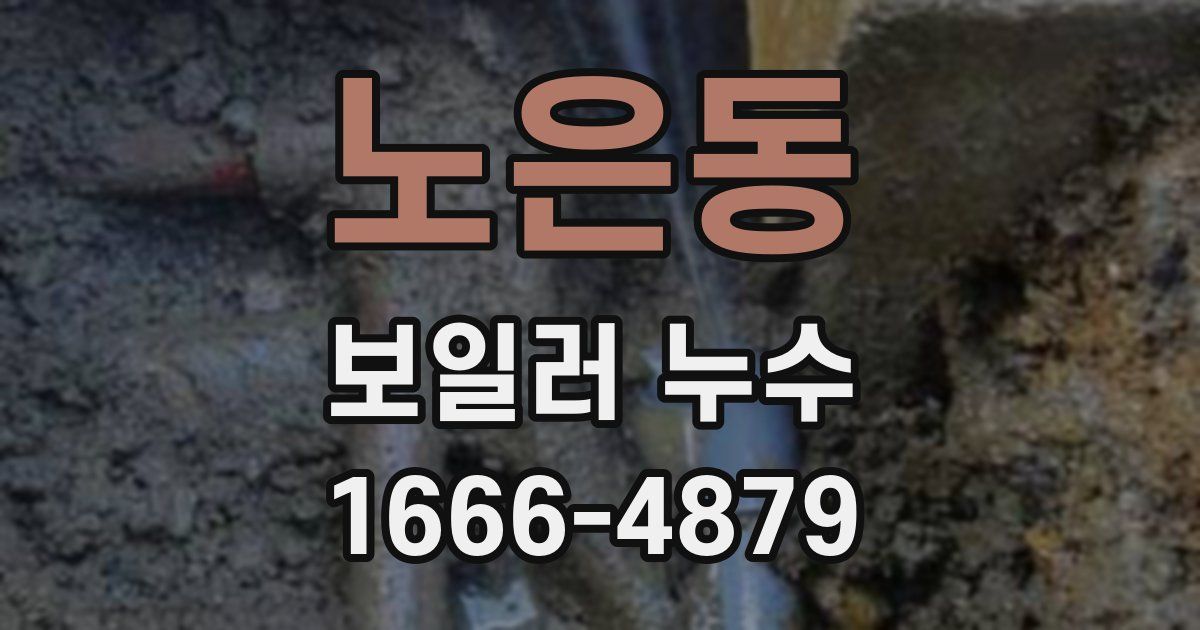 노은동 보일러 누수
