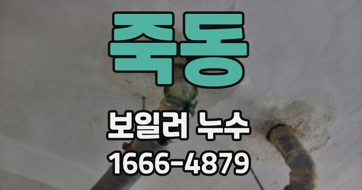 죽동 보일러 누수