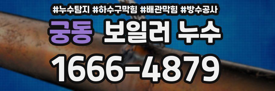 궁동 보일러 누수