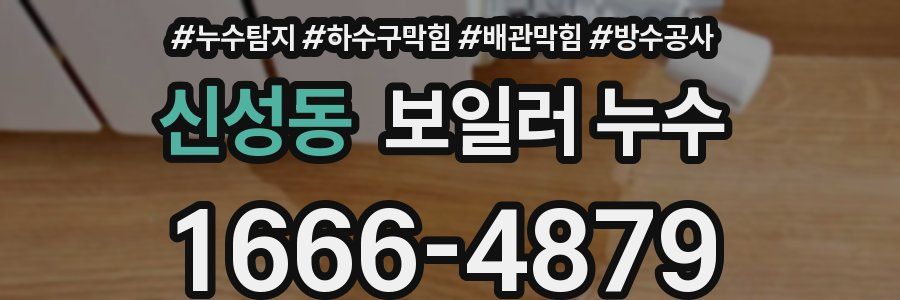 신성동 보일러 누수