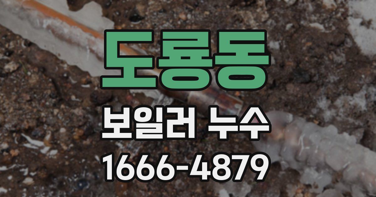 도룡동 보일러 누수