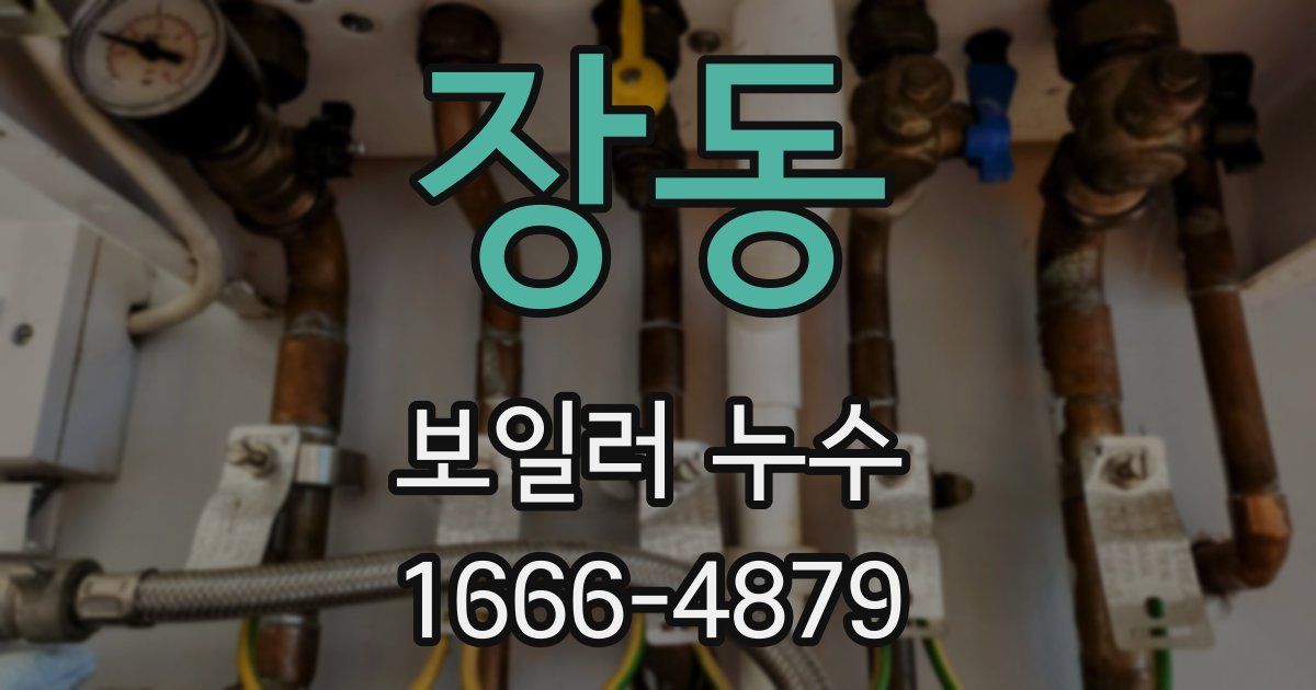 장동 보일러 누수