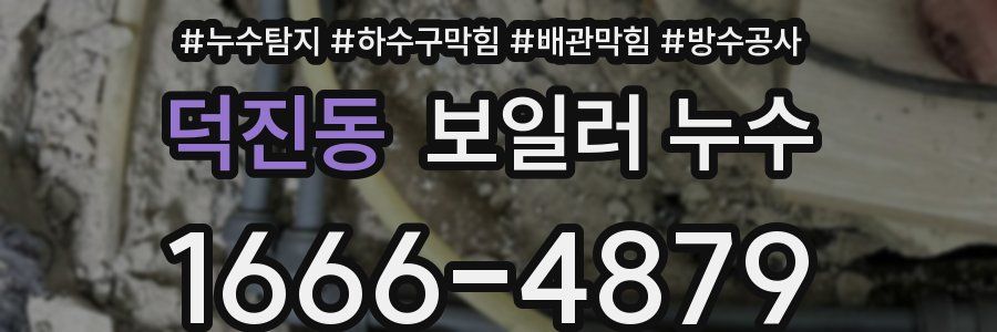 덕진동 보일러 누수