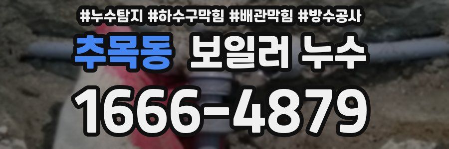 추목동 보일러 누수