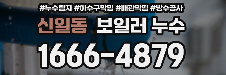 신일동 보일러 누수