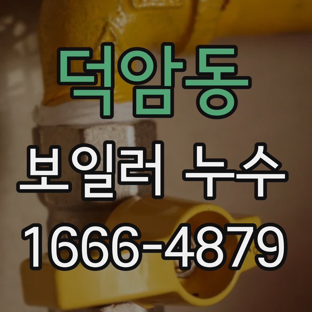 덕암동 보일러 누수
