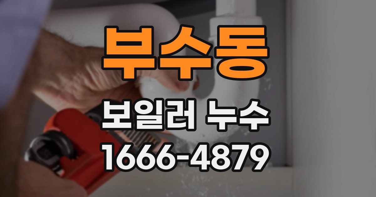 부수동 보일러 누수
