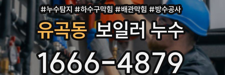 유곡동 보일러 누수