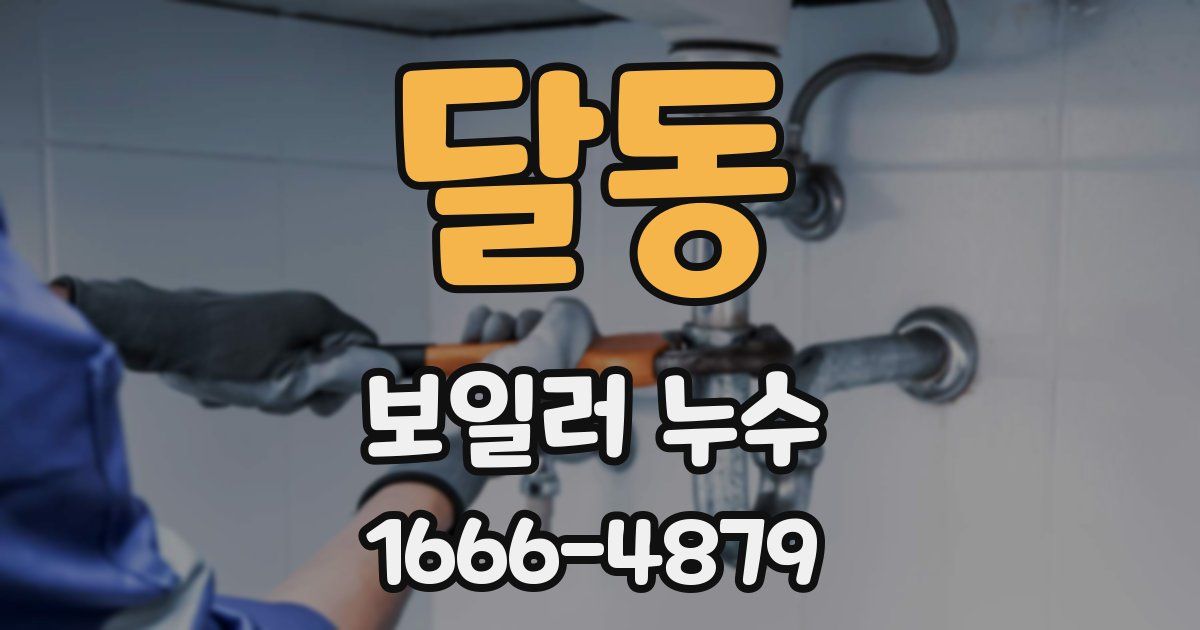달동 보일러 누수