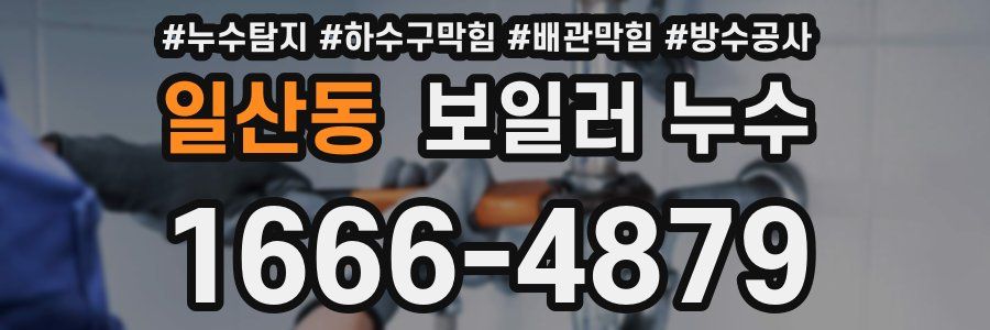 일산동 보일러 누수