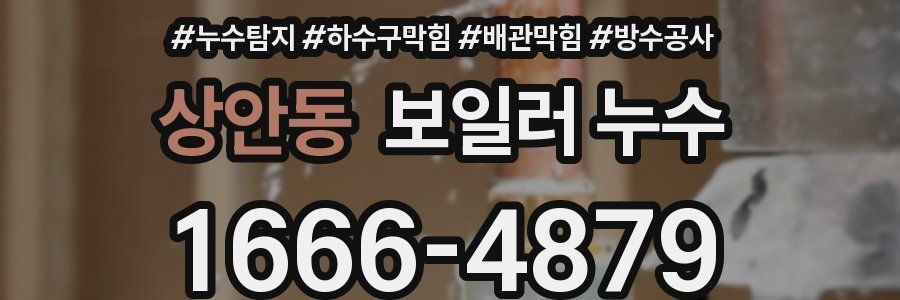 상안동 보일러 누수