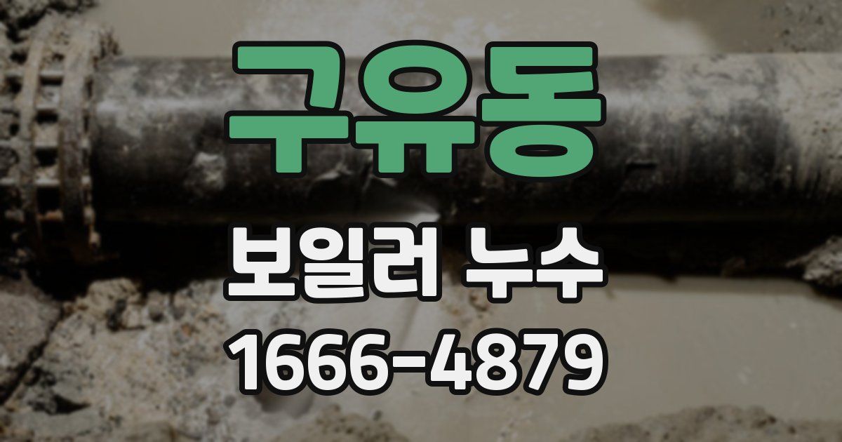구유동 보일러 누수