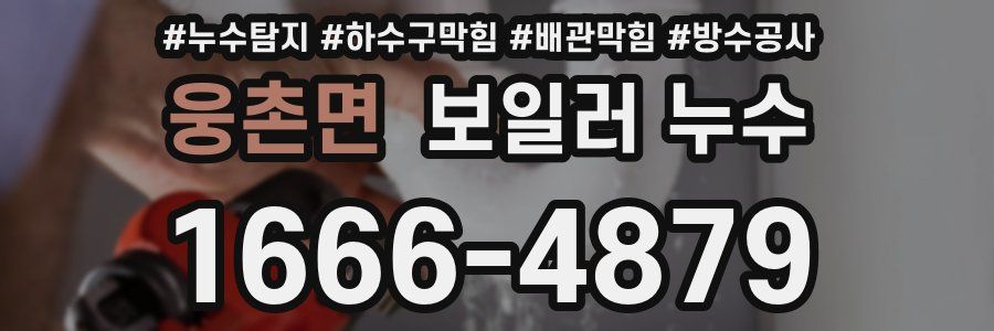 웅촌면 보일러 누수