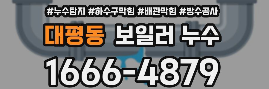 대평동 보일러 누수