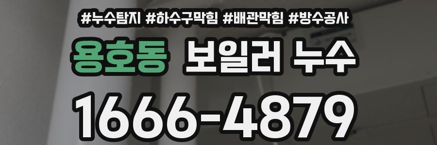 용호동 보일러 누수