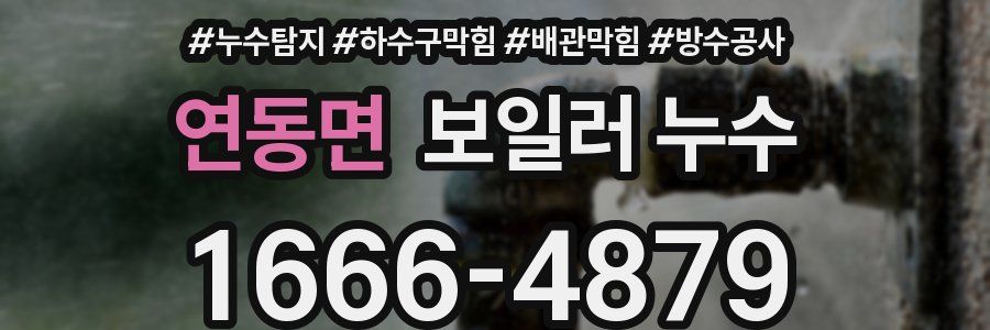 연동면 보일러 누수
