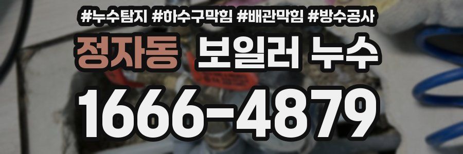 정자동 보일러 누수