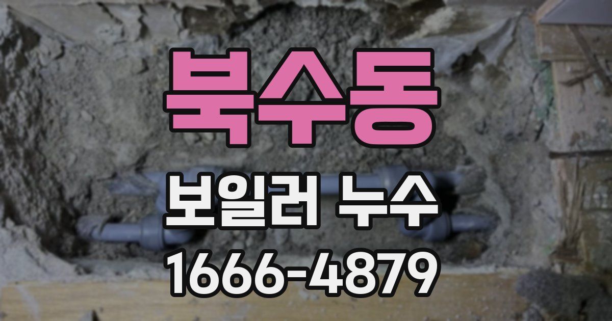 북수동 보일러 누수