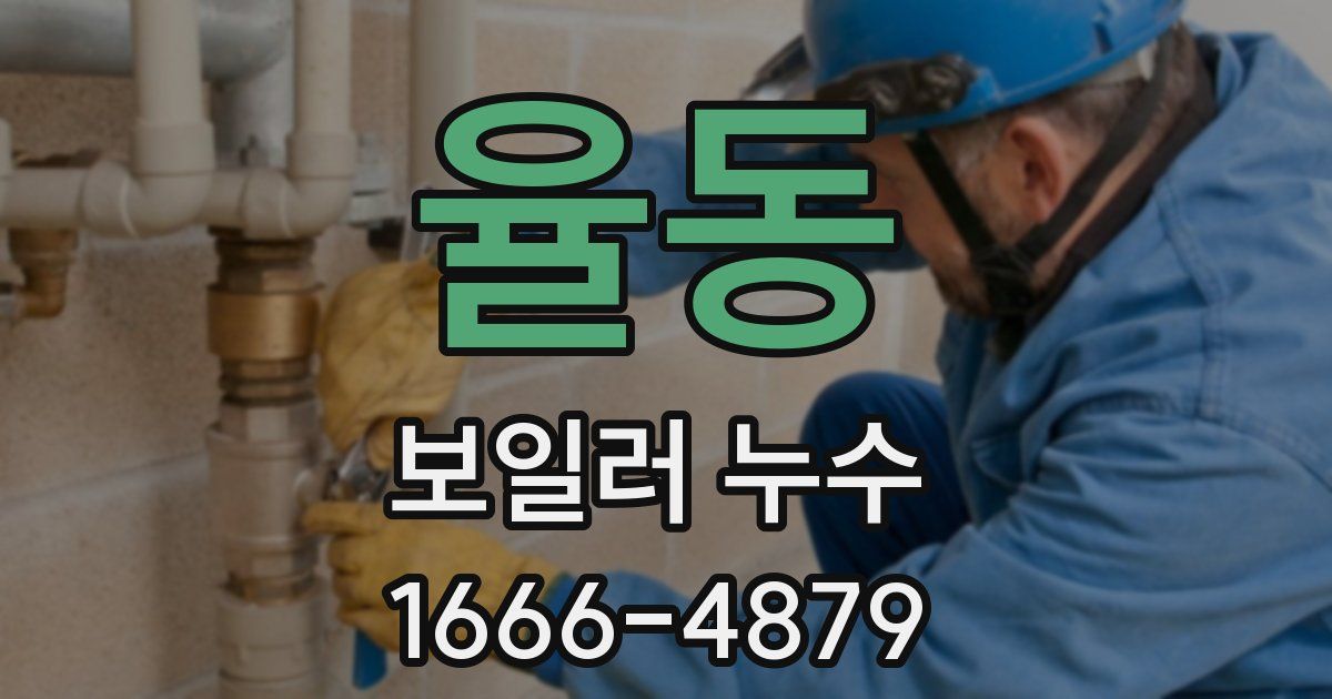 율동 보일러 누수