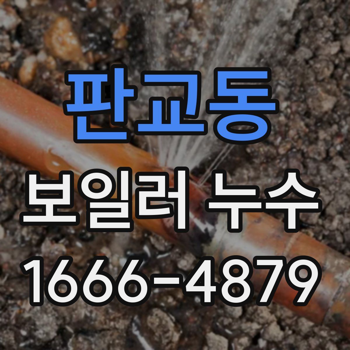 판교동 보일러 누수