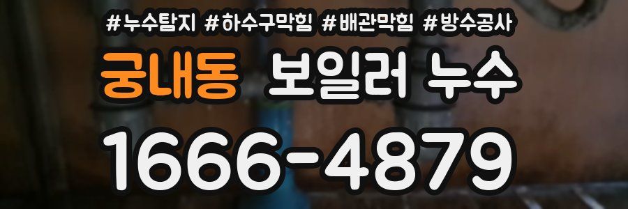 궁내동 보일러 누수