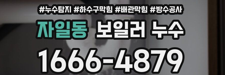 자일동 보일러 누수