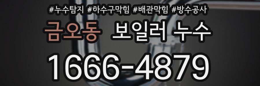 금오동 보일러 누수