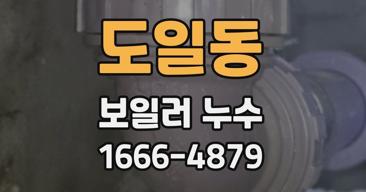 도일동 보일러 누수