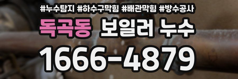 독곡동 보일러 누수
