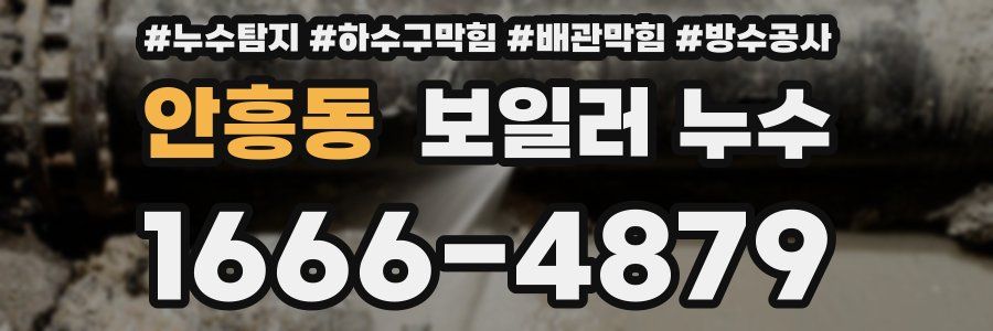 안흥동 보일러 누수