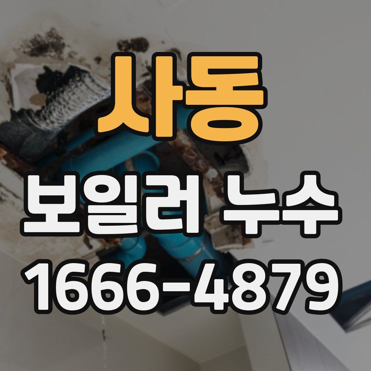사동 보일러 누수