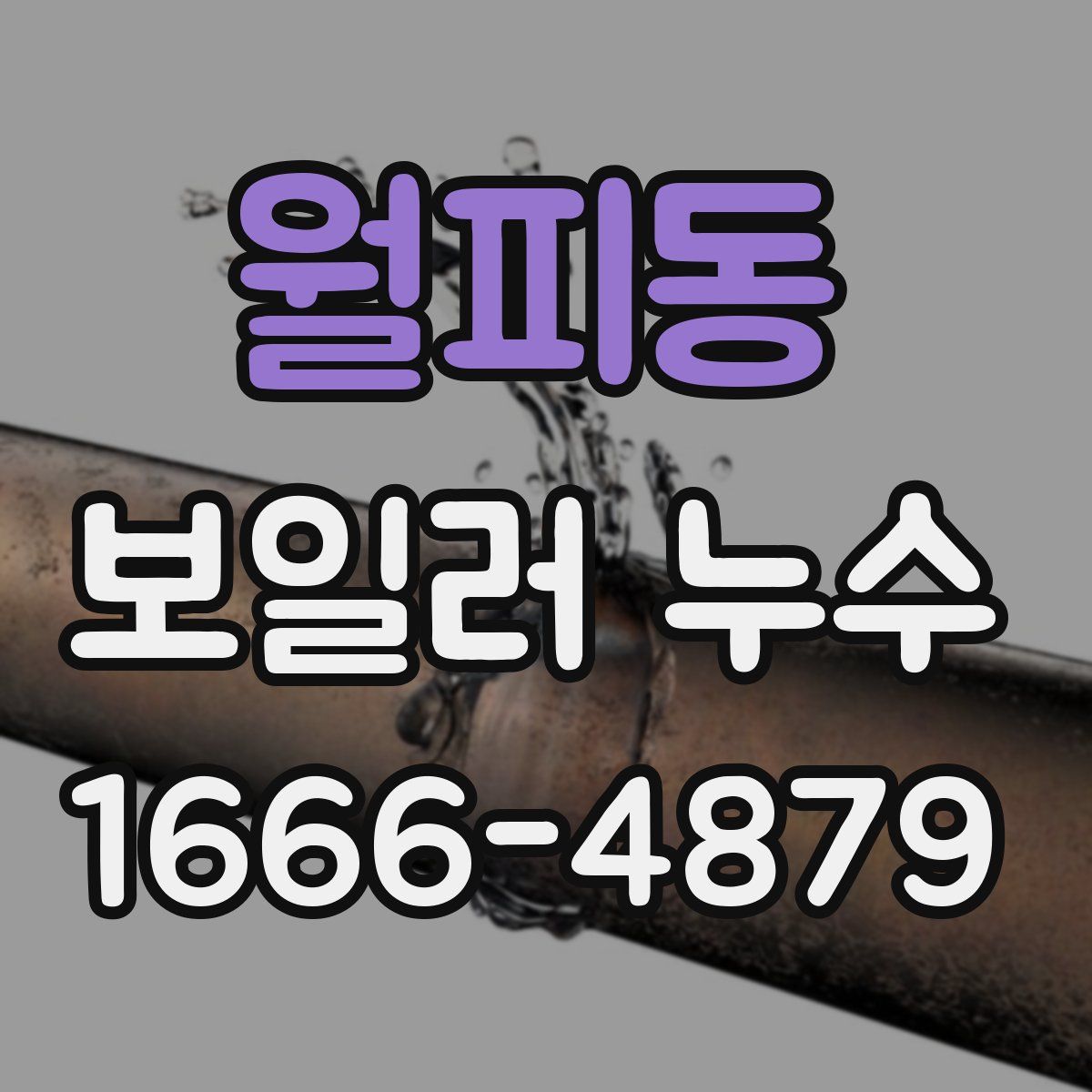 월피동 보일러 누수