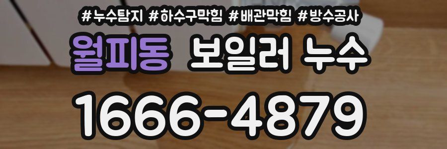 월피동 보일러 누수