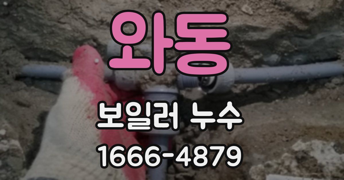 와동 보일러 누수