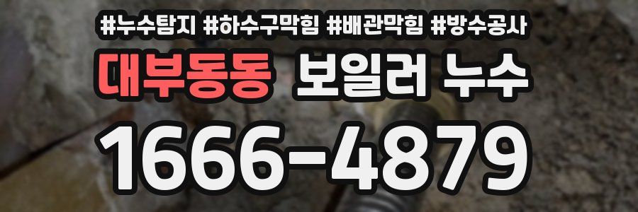대부동동 보일러 누수