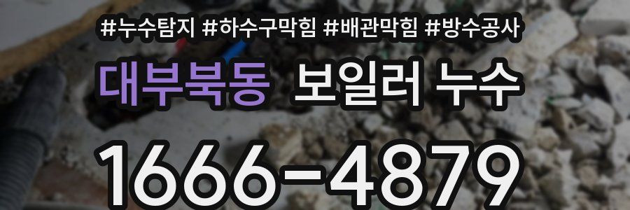 대부북동 보일러 누수