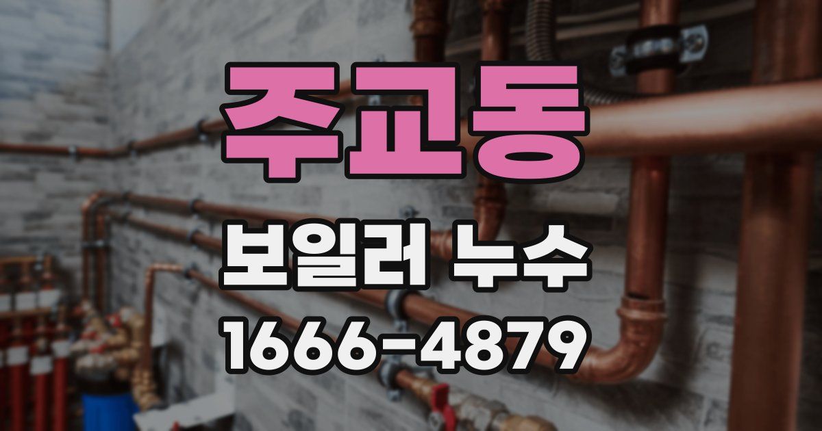 주교동 보일러 누수