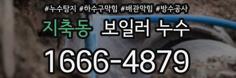 지축동 보일러 누수