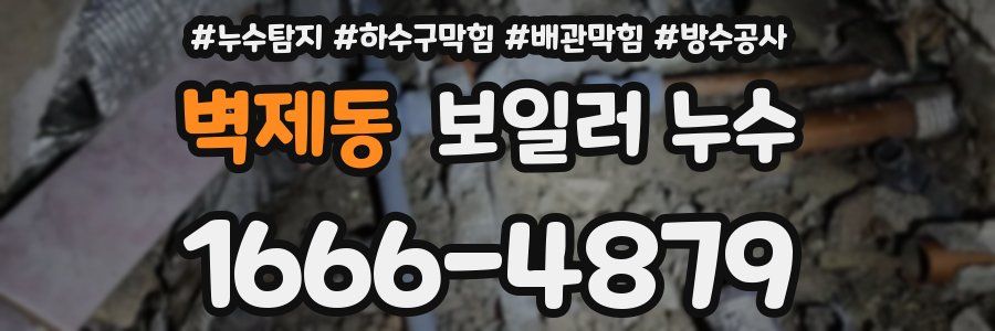 벽제동 보일러 누수
