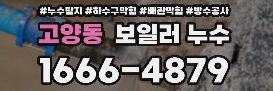 고양동 보일러 누수