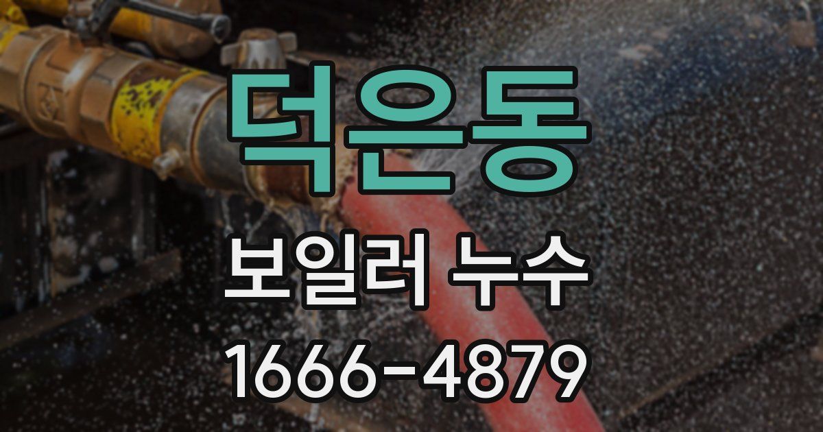 덕은동 보일러 누수