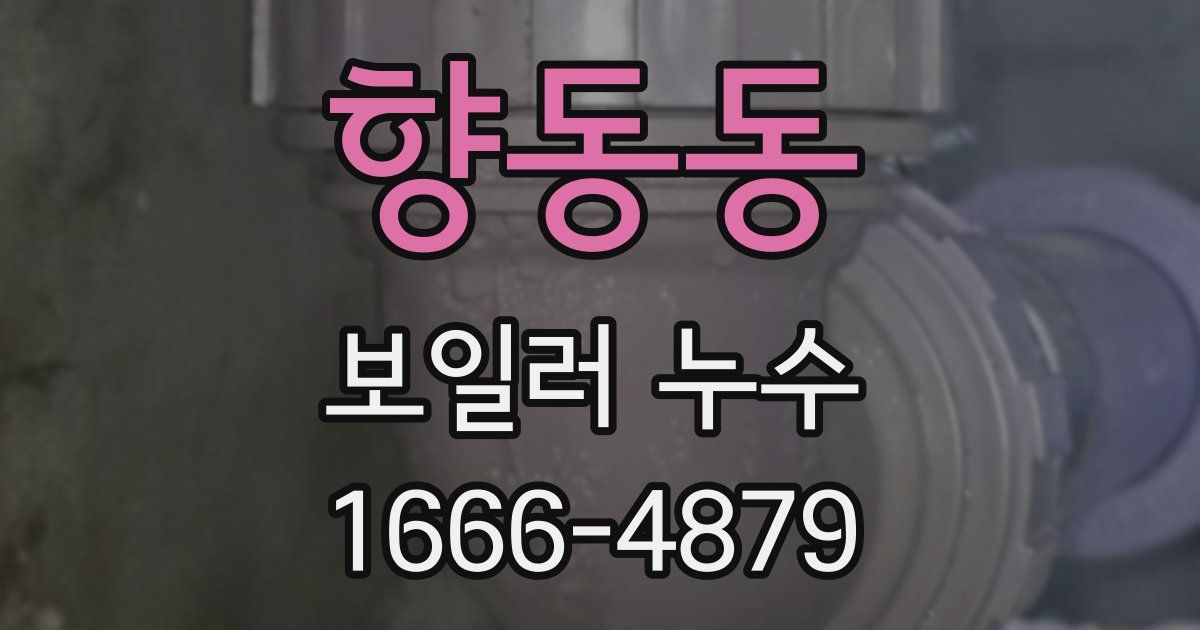 향동동 보일러 누수