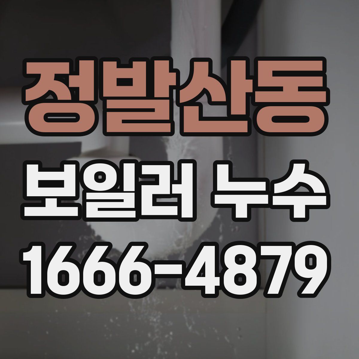 정발산동 보일러 누수