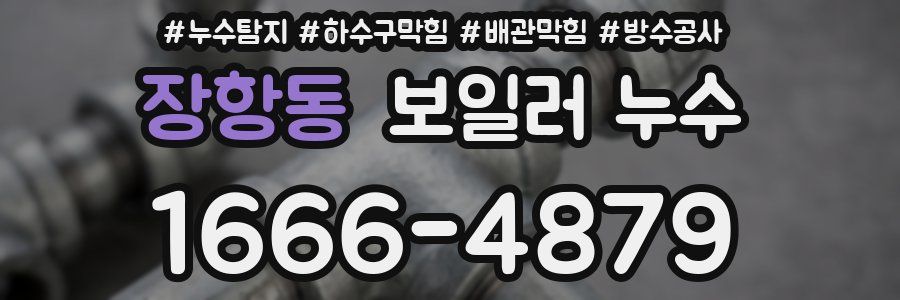 장항동 보일러 누수