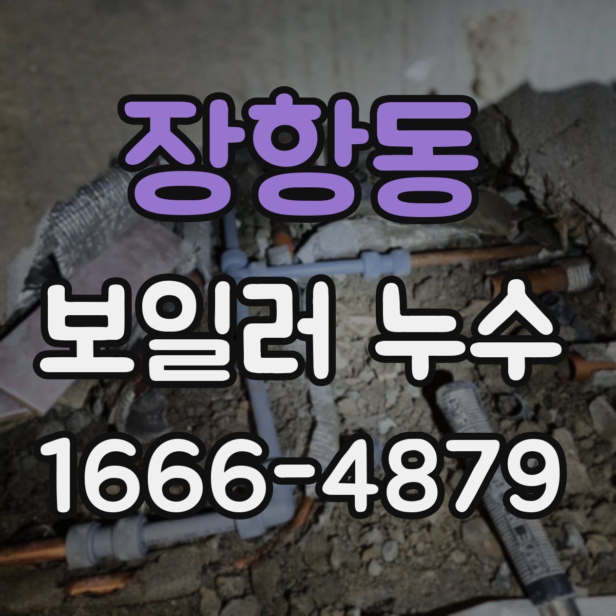 장항동 보일러 누수
