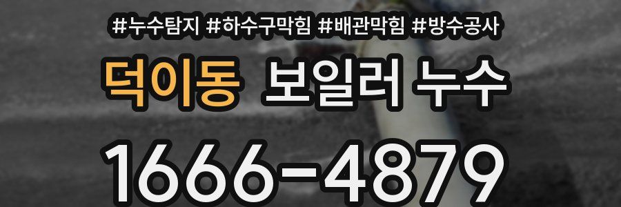 덕이동 보일러 누수