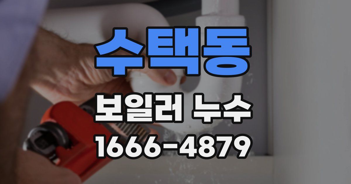 수택동 보일러 누수